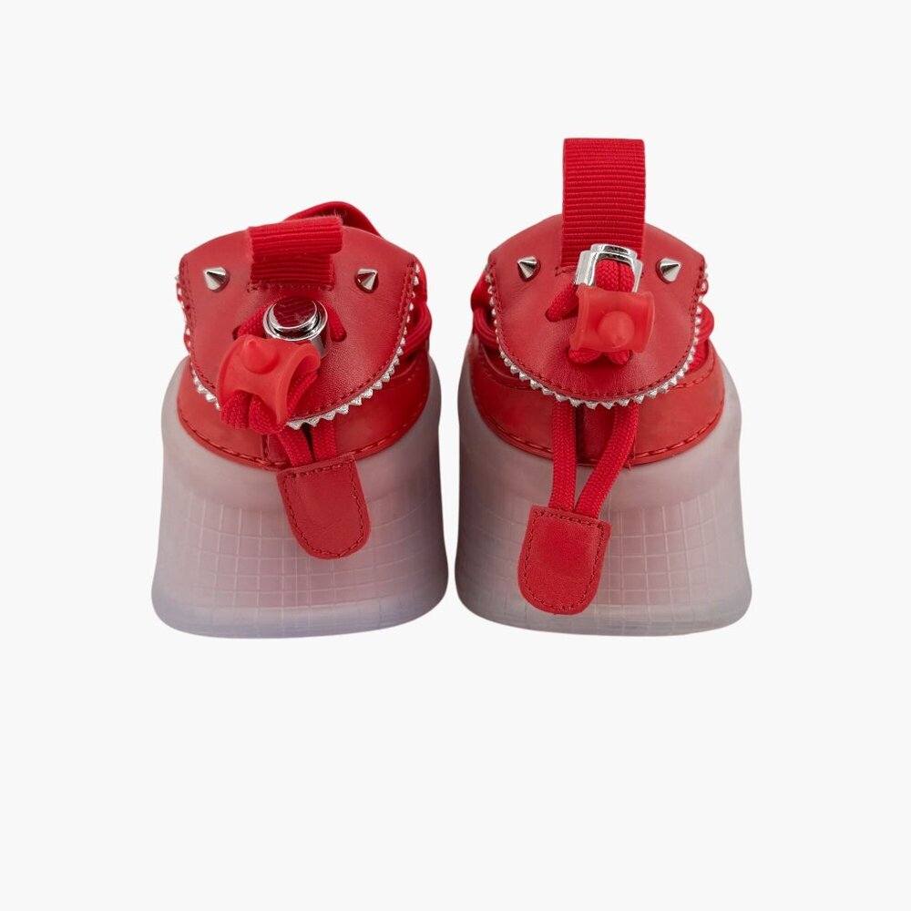 Christian Louboutin Arpoador Red Drawstring Sock … - image 6